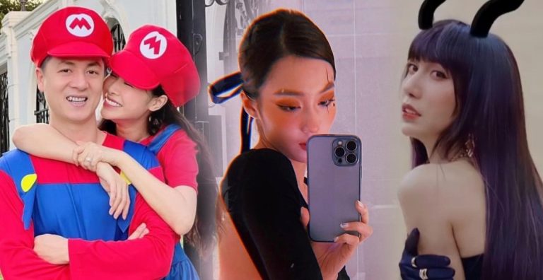 Sao Vbiz hừng hực nhập cuộc Halloween: Lynk Lee đầy “hư hỏng”, Khả Ngân thoát vai gái ngoan hở cả mảng lưng trần sexy